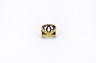 Anillo Oro 18k Combinado
