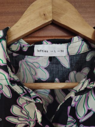 Camisa Lefties floral talla L