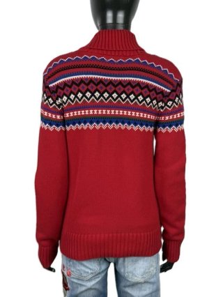 Lauren Ralph Lauren Maglione Donna M Cotone Rosso