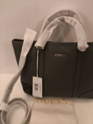 Borsa Guess a tracolla grigia