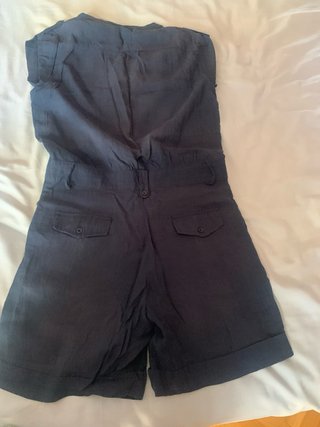 Mono azul lino talla 38