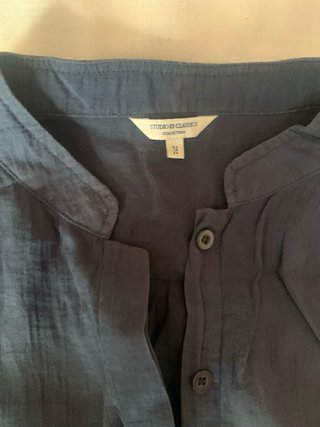 Mono azul lino talla 38