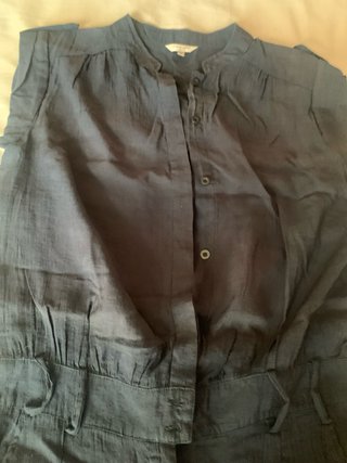 Mono azul lino talla 38