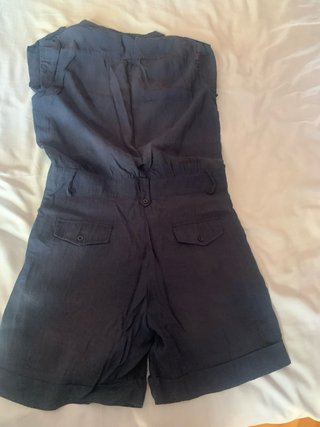 Mono azul lino talla 38