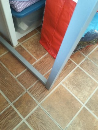 4 Patas Mesa Metálicas Ikea Grises