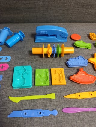 Set Accesorios Plastilina Manualidades Niños