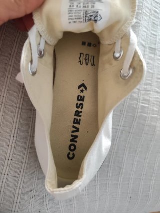 Tenis Converse Blancos Usados 3 veces Talla 39,5