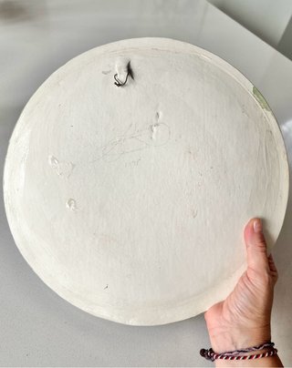 Plato Cerámica Vintage Firmado Artístico