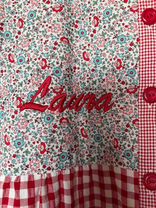 Bata maestra personalizada Laura