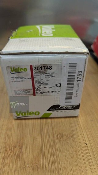 Juego 4 Pastillas Freno Valeo 301748