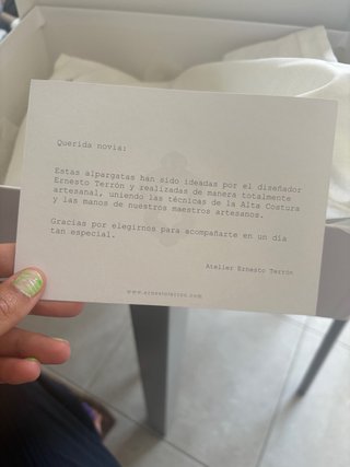 Alpargatas Novia Ernesto Terrón Talla 36