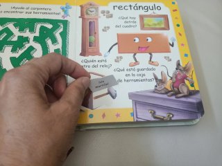 Lote 4 libros infantiles con solapas y tiradores
