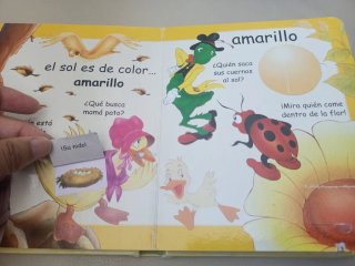 Lote 4 libros infantiles con solapas y tiradores