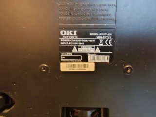 TV OKI 18 Negra