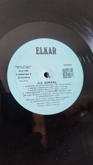 Lote Vinilos O.K. Korral 1986-1989
