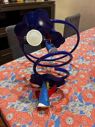 Lámpara Techo Infantil Azul/Rojo