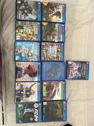 Lote Juegos PS4: FIFA, GTA V, Minecraft y más