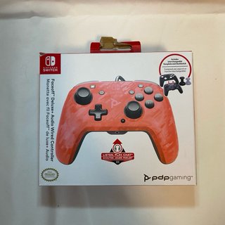Mando PDP Faceoff Deluxe+ Camo Rojo Switch