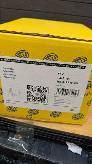 HELLA 8EL 011 710-861 Alternador