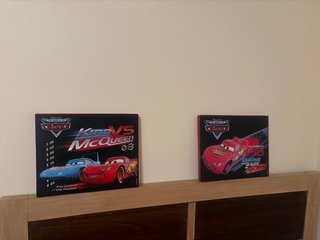 Edredón Rayo McQueen Infantil y tres cuadros