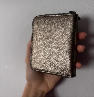 Cartera Zadig & Voltaire plateada con funda