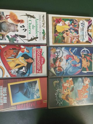 Collezione 64 Film VHS per Bambini