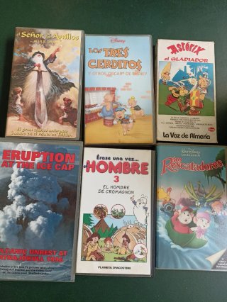 Collezione 64 Film VHS per Bambini