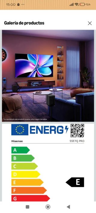 Hisense 55E7Q Pro 4K UHD TV