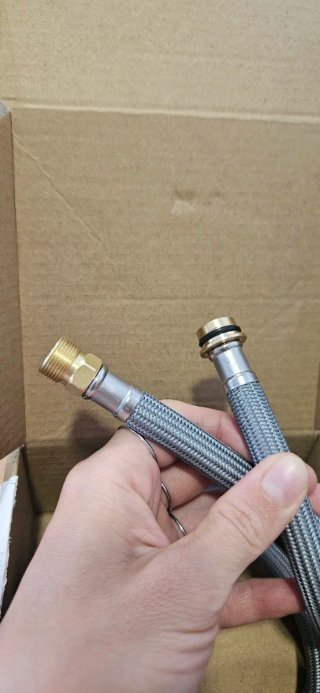 Flexo Grifo Cocina Metal y Plástico