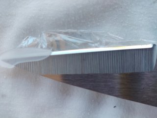 Cuchillo de injerto con funda de cuero