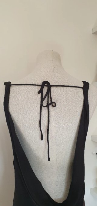 Abito lungo nero Zara