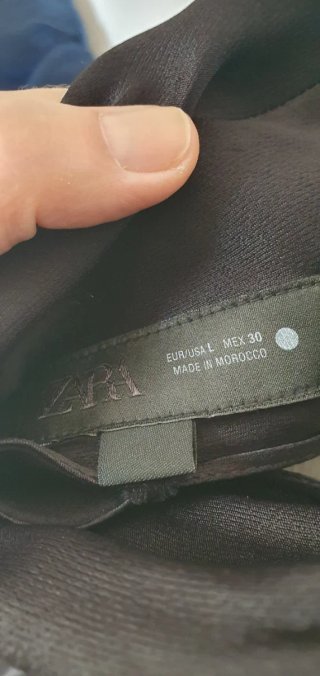 Abito lungo nero Zara