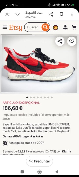 Nike Undercover Deportivas Rojas y Negras