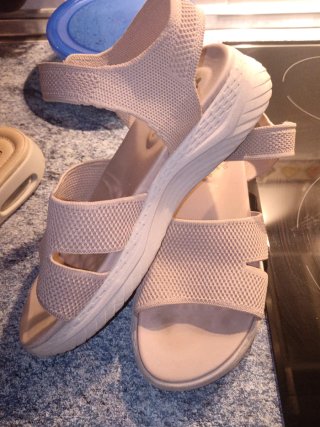 Sandalias Comfeet Beige Talla 40 Mujer
