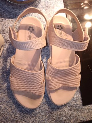 Sandalias Comfeet Beige Talla 40 Mujer