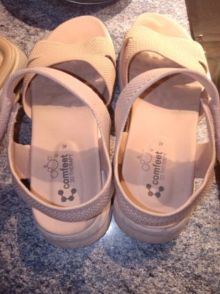 Sandalias Comfeet Beige Talla 40 Mujer