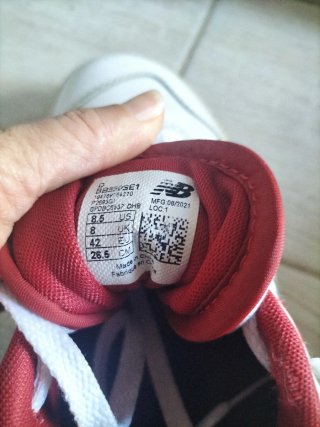 New Balance 550 Bianche Rosse