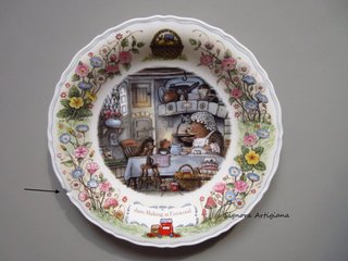 Piatto Wedgwood Ricci Foxwood Tales Con sbeccatura