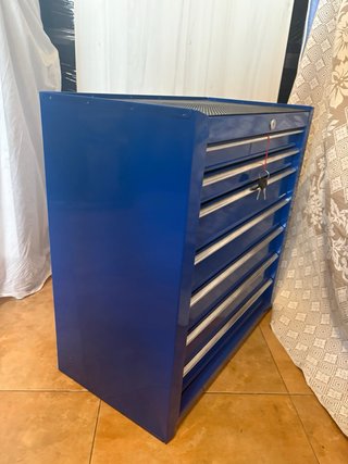 Carro de herramientas 7 cajones azul