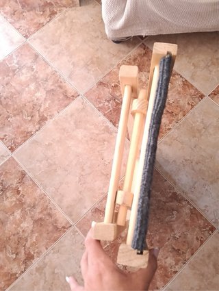 Rampa per animali in legno e tessuto