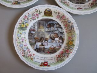 Piatto Wedgwood Foxwood Tales Riccio. Ottimo