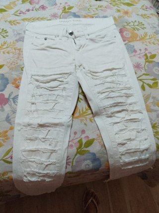 Pantalón pitillo blanco Pepe Jeans