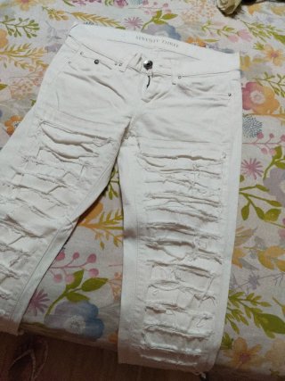 Pantalón pitillo blanco Pepe Jeans