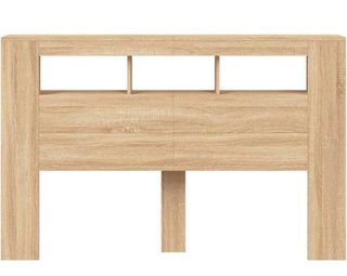 Cabecero Cama 160cm con LED RGB y Estantes