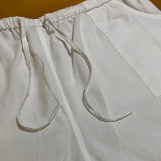 Moda Sorella XXXL Pantaloni Capri Ricamato Bianco