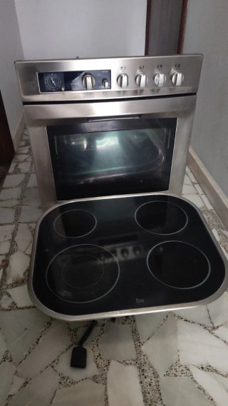 Horno Inox y vitrocerámica Teka