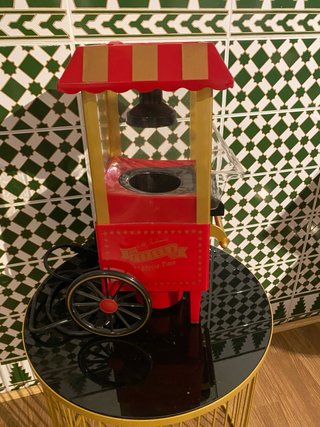 Máquina de Palomitas Roja Estilo Vintage Orbegozo