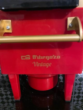 Máquina de Palomitas Roja Estilo Vintage Orbegozo