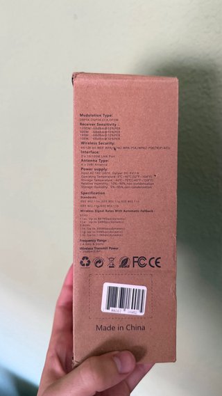 Repetidor WiFi 300Mbps 2.4GHz Amplificador Señal
