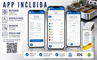 NUEVO! Tiras Test Aceite Freidora 150 uds